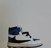Load image into Gallery viewer, LP High Custom Blue/White Sneakers