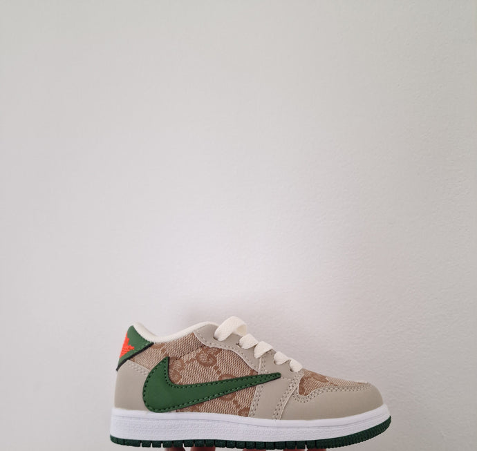 LP Low Custom GG Green/Beige Sneakers