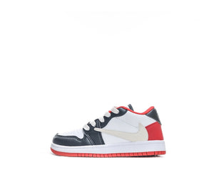LP Low Custom Red/White Sneakers